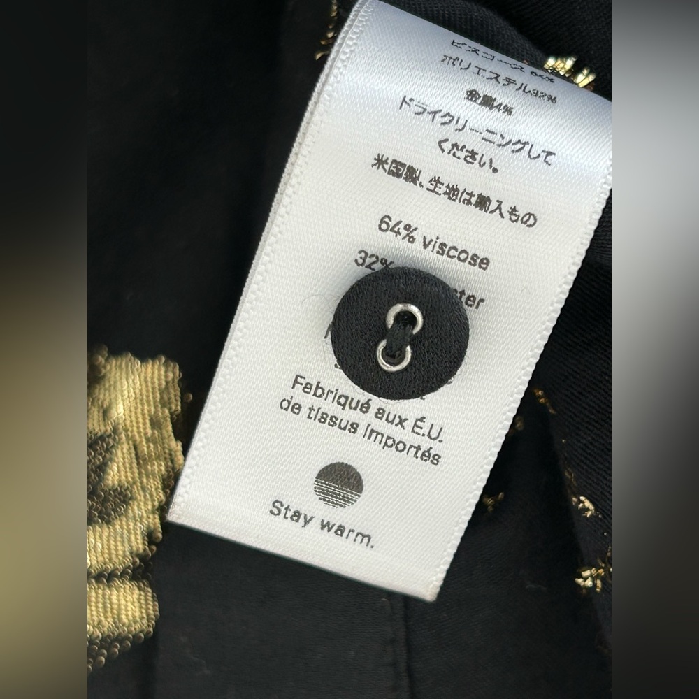 Warm NY Ladyland Maxi Dress
Black Metallic Gold
Long Sleeve
Size 1 Small
$575 - Picture 9 of 13